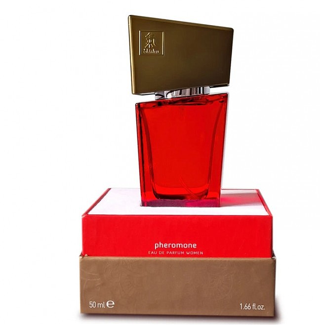     SHIATSU Pheromone Fragrance women red 50 ml