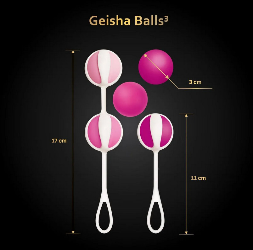      Gvibe Geisha Balls 3, 3 