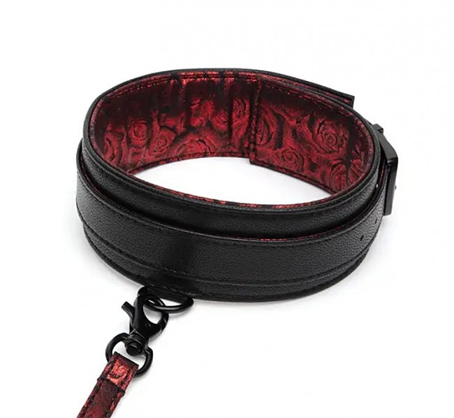    Fifty Shades of Grey Sweet Anticipation Reversible Faux Leather Collar and Lead