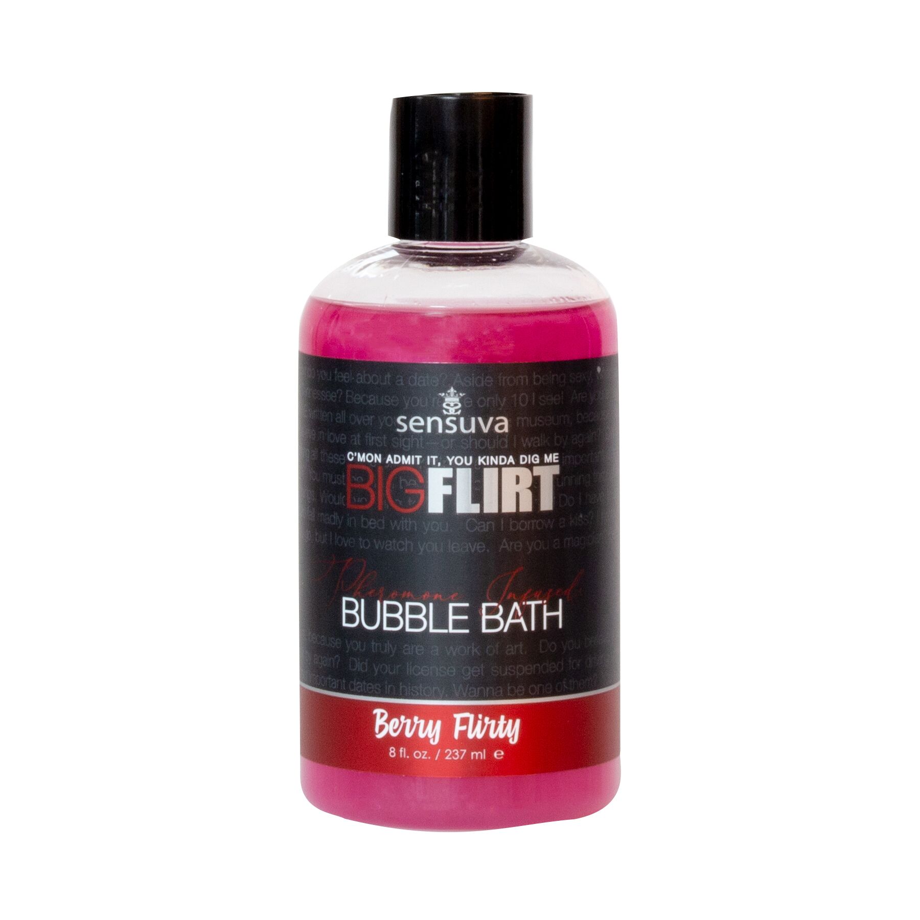    Sensuva — Big Flirt Pheromone Bubble Bath — Berry Flirty (237 )