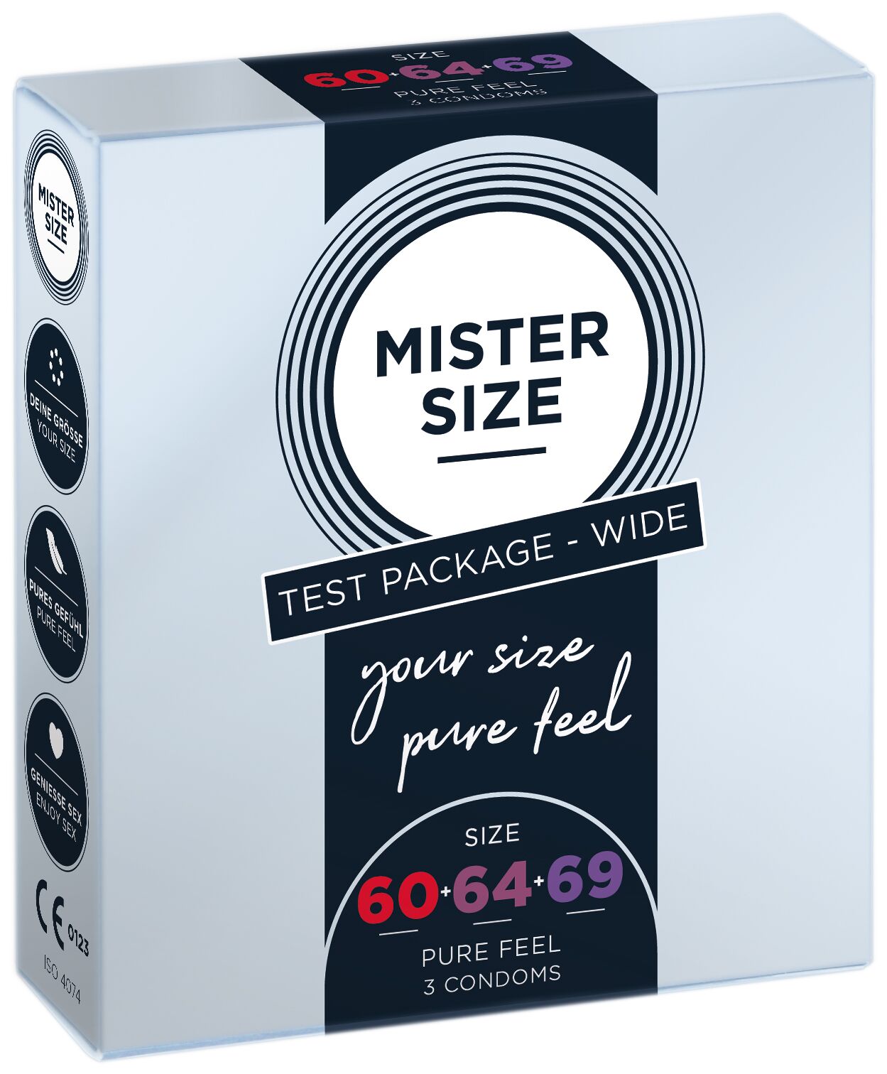    Mister Size  pure feel  606469 (3 condoms), 3 ,  0,05 