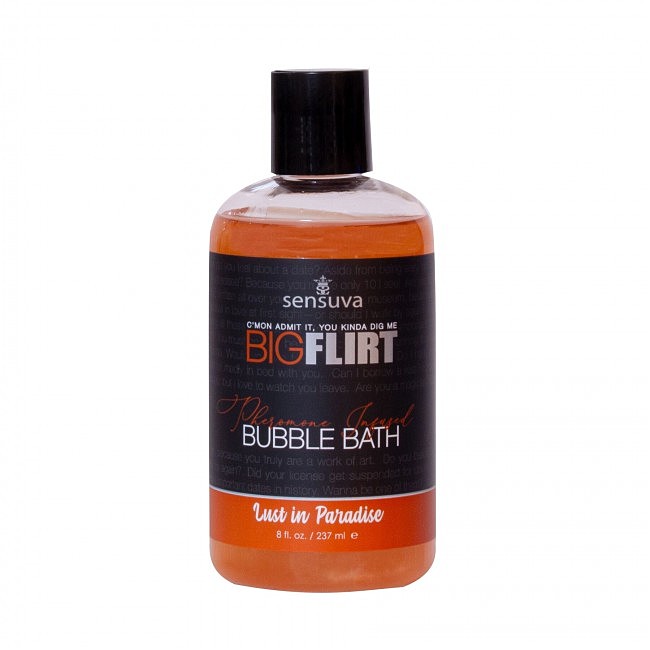    Sensuva Big Flirt Pheromone Bubble Bath Berry Flirty, 237 