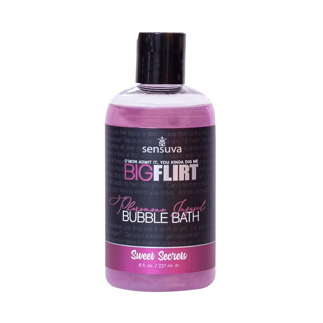    Sensuva Big Flirt Pheromone Bubble Bath Berry Flirty, 237 