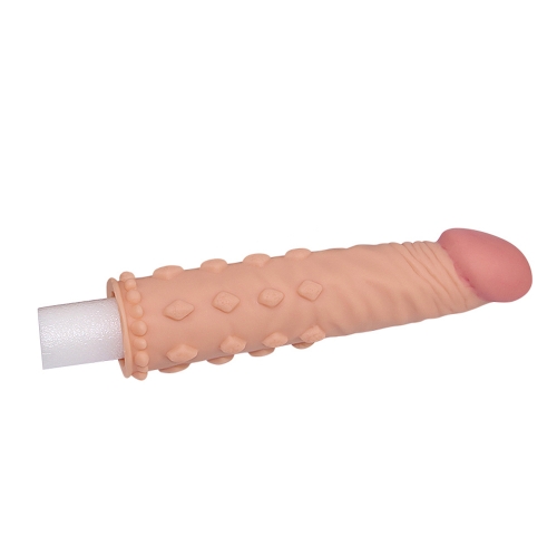     Pleasure X-Tender Penis Sleeve Add 2» Flesh