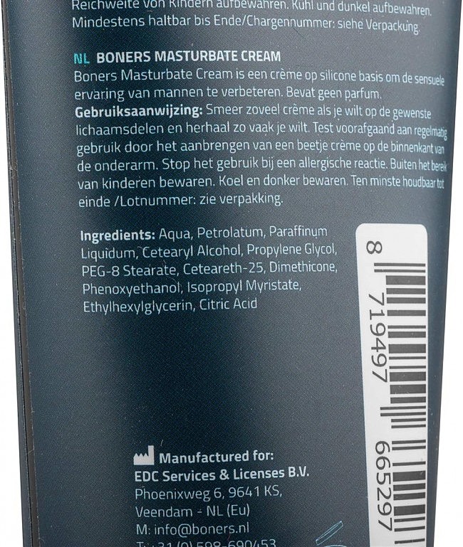    Boners Masturbation Cream 100 