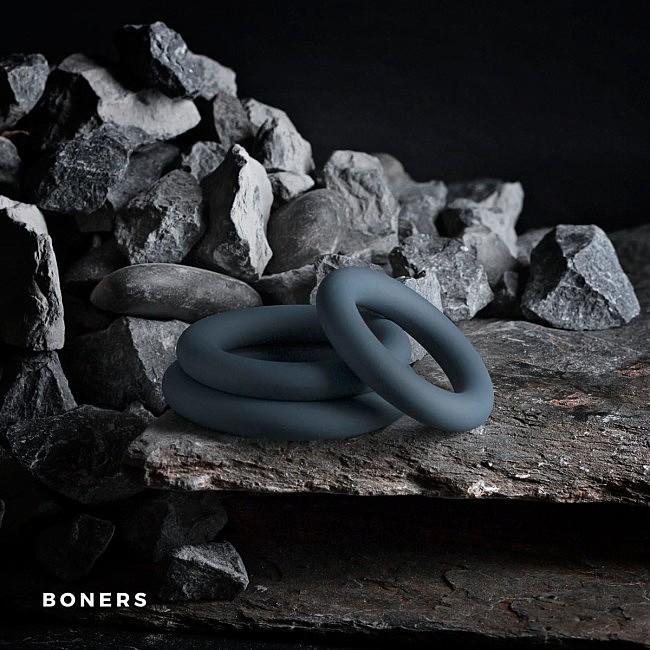      Boners Boners 3-Piece Cock Ring Set