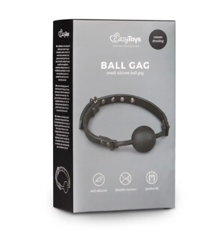  Ball Gag With Silicone Ball EASYTOYS