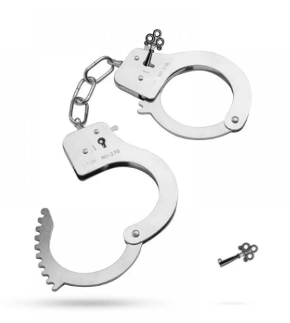  Easy Toys Metal Cuffs — Silver
