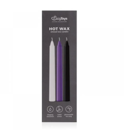    3  Sensual Hot Wax Candles