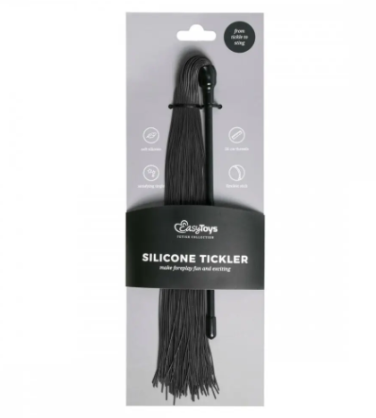   Black Silicone Tickler