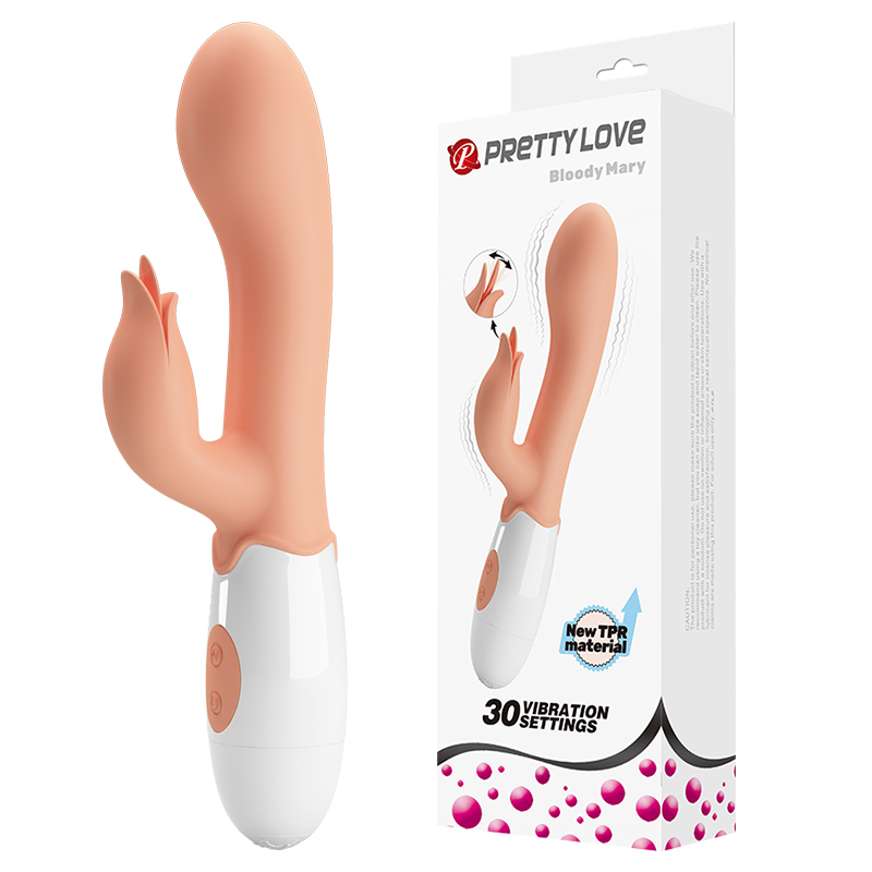   Pretty Love Bloody Mary Clitoris Vibrator Flesh