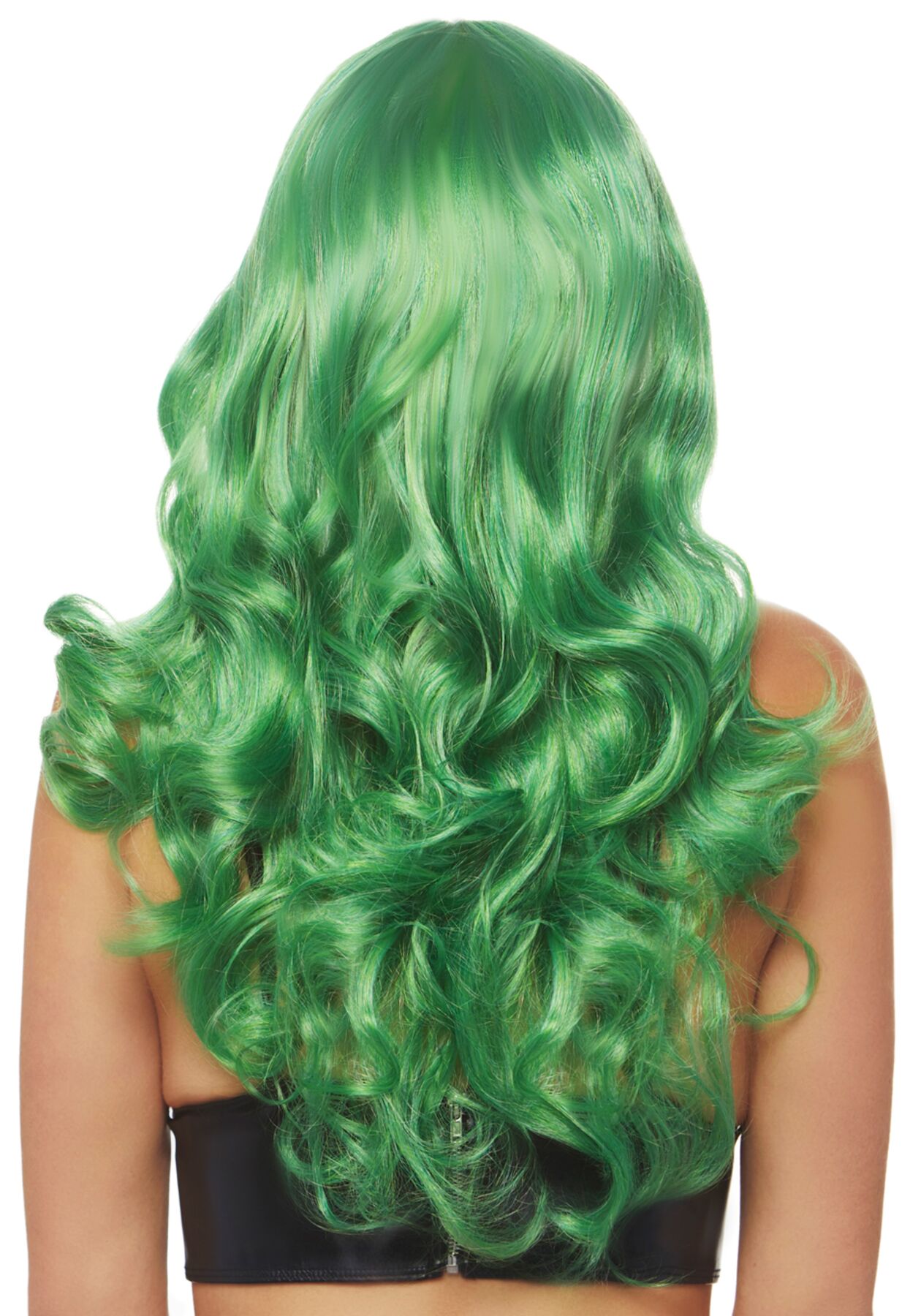  Leg Avenue Misfit Long Wavy Wig Green