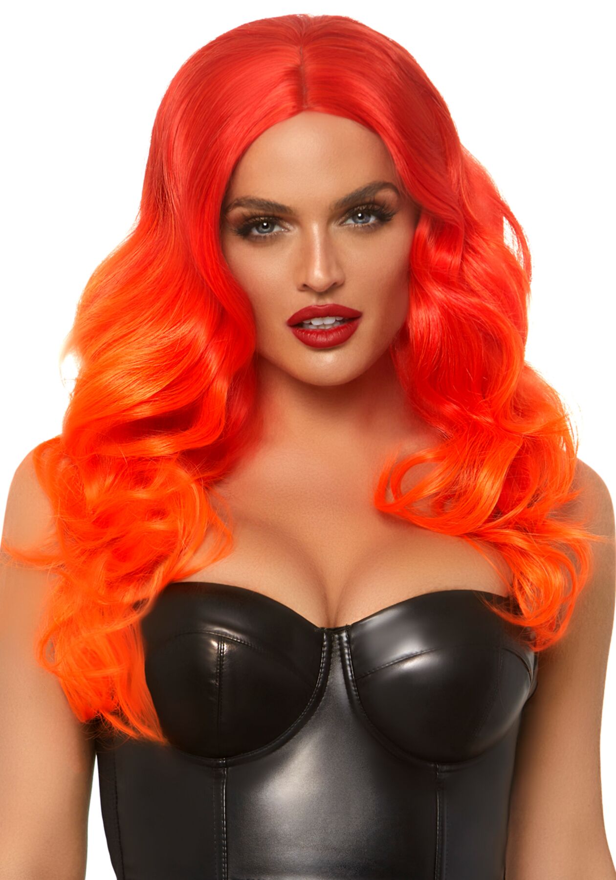  Leg Avenue Ombre long wavy wig Orange