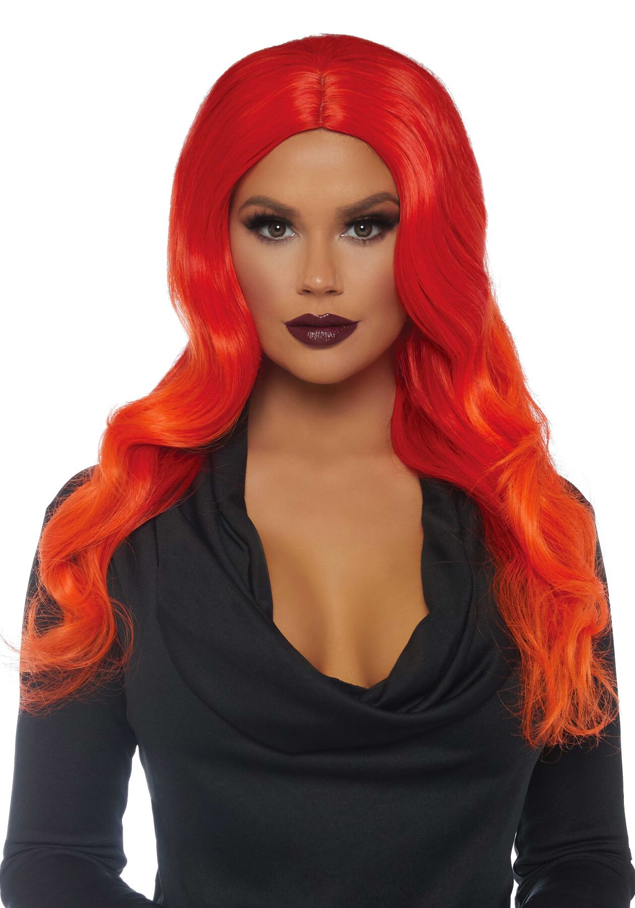  Leg Avenue Ombre long wavy wig Orange