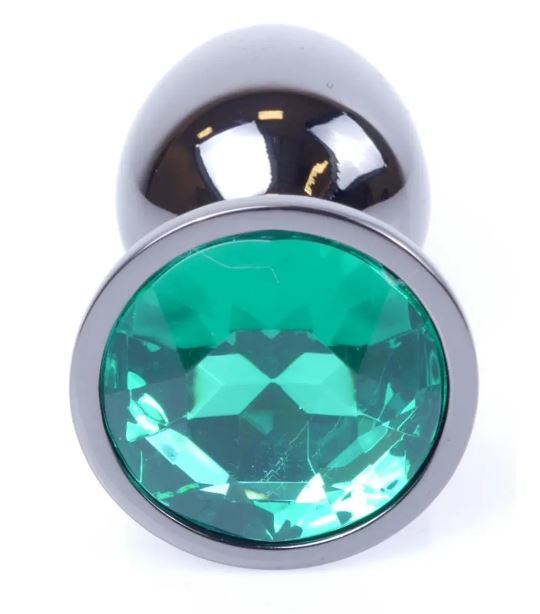   Boss Series Jewellery Dark Silver PLUG Green S