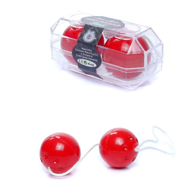 Вагинальные шарики со смещенным центром Duo-Balls Skin