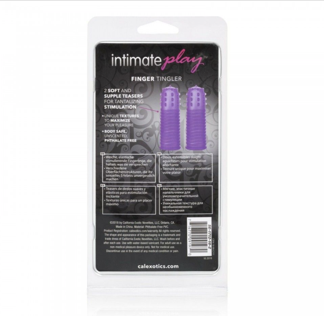    California Exotic intimate Play Finger Tingler Purple