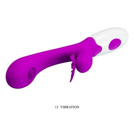    Pretty Love Moth Clitoris Vibrator Purple