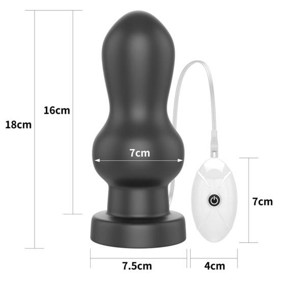     7» King-Sized Vibrating Anal Rammer 