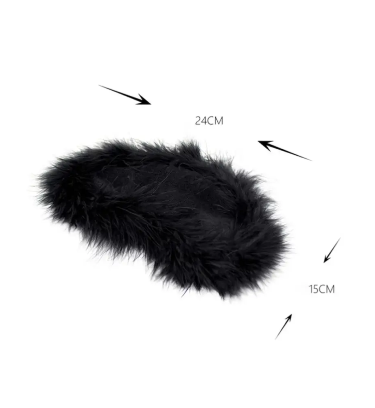    Feather blindfold black