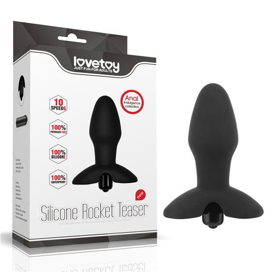    Vibrating Rocket Teaser Black 