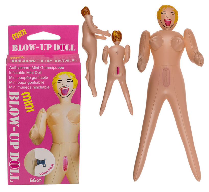  - Mini Blow-Up Doll Blond Hair, 66 