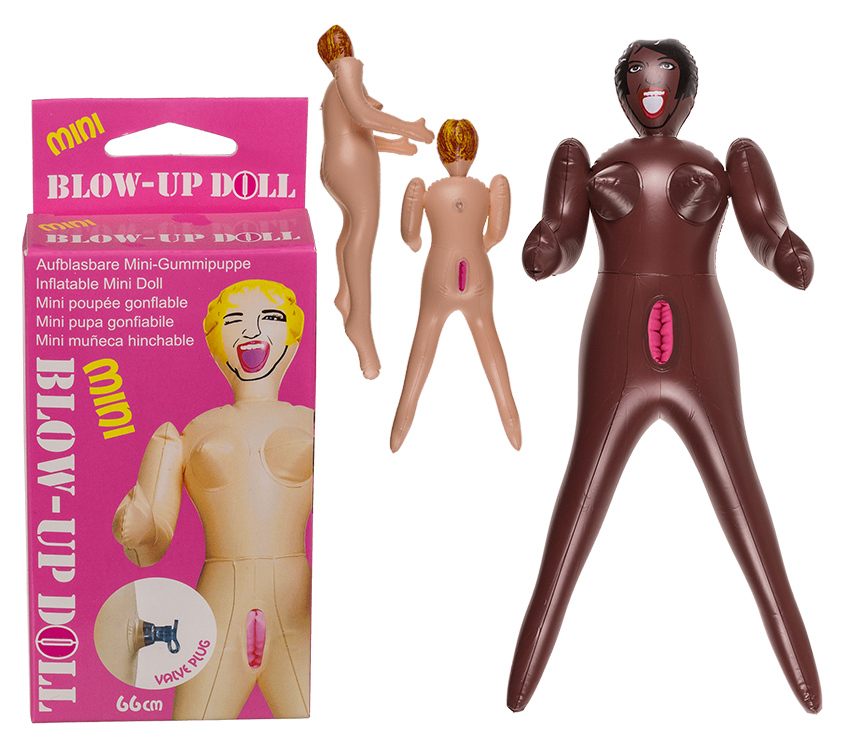  - Mini Blow-Up Doll Brown Hair, 66 