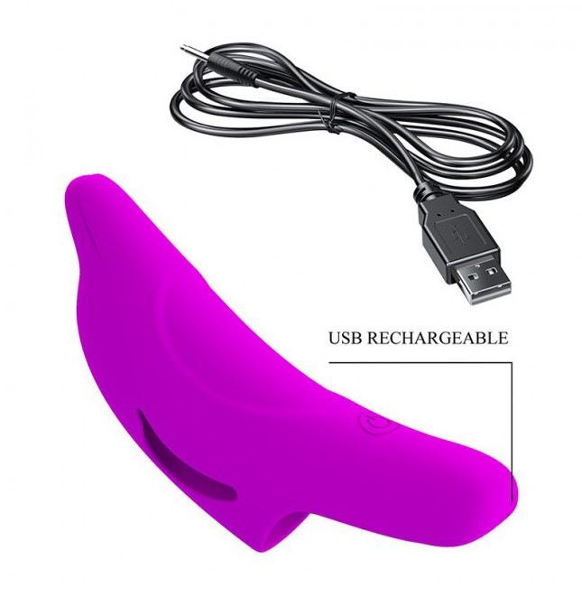     Pretty Love Delphini Fingering Vibrator Purple 
