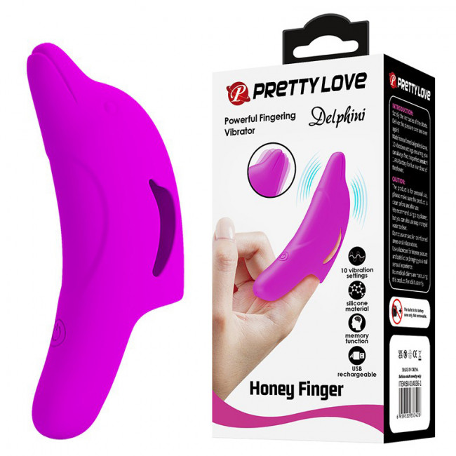     Pretty Love Delphini Fingering Vibrator Purple 