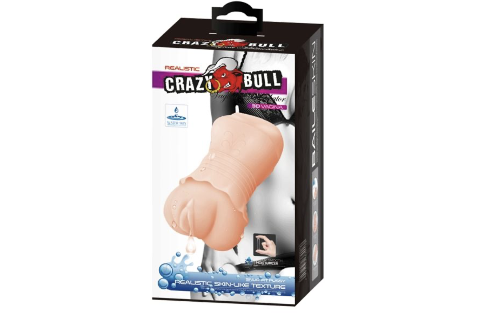   CRAZY BULL- Realistic 3D VAGINA Water lubricant, BM-009202K