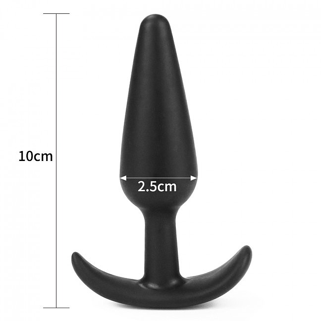   Lure Me Butt Plug Slim Black S