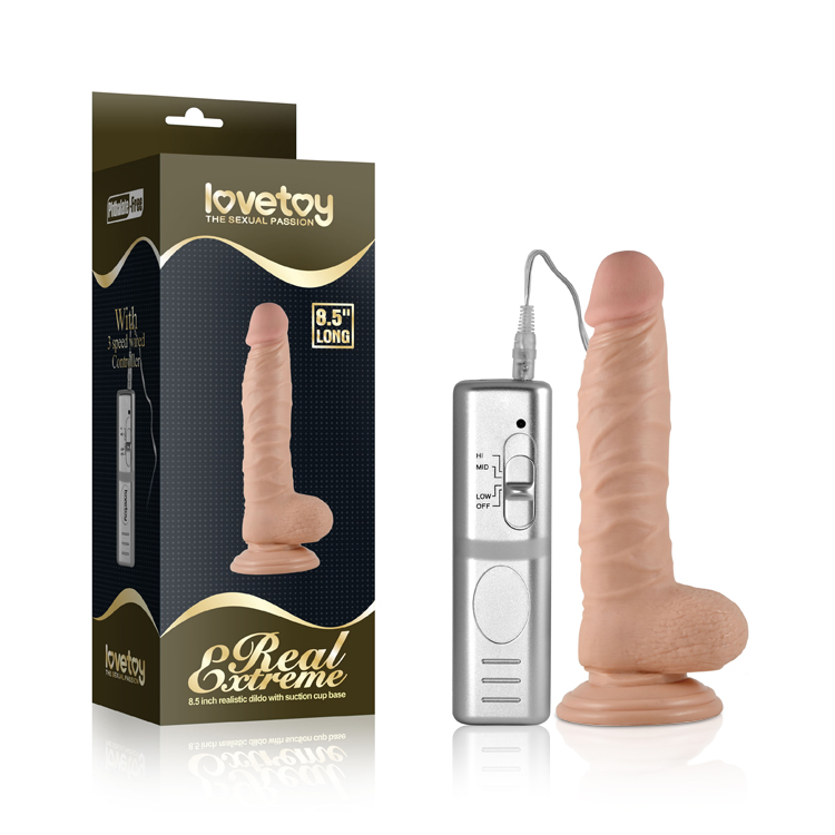 ������������ �������� � �������� 8.5&raquo; Real Extreme Dildo Vibrating Flesh