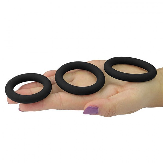    Power Plus Soft Silicone Snug Ring Black
