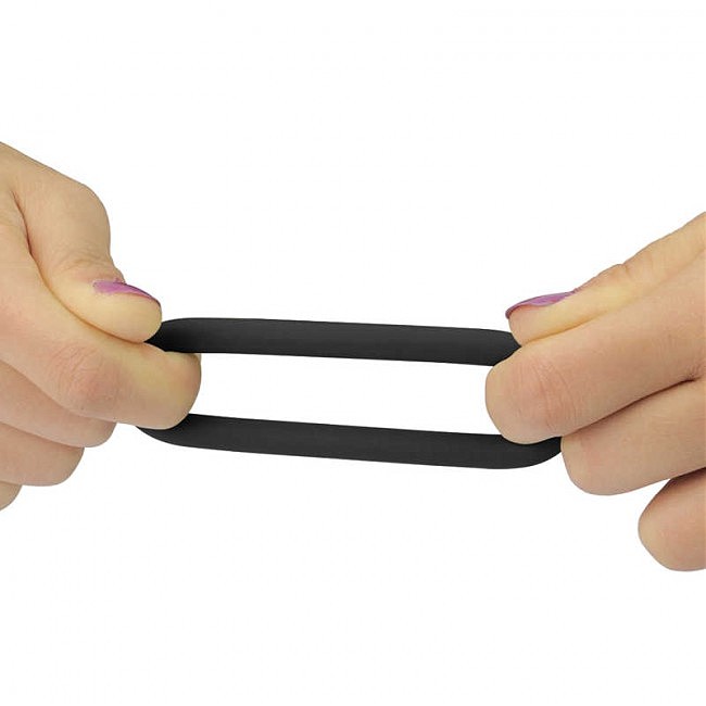    Power Plus Soft Silicone Snug Ring Black
