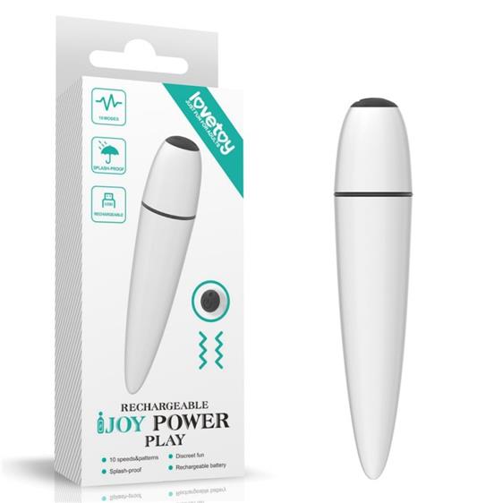  LoveToy IJOY Rechargeable Power Play Massager White