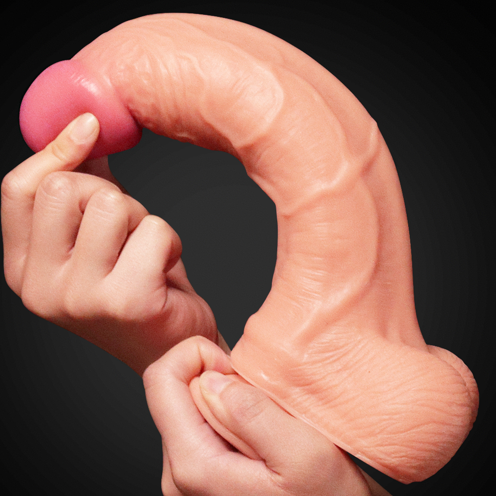     LoveToy Dual-Layered Silicone Cock 10 Flesh