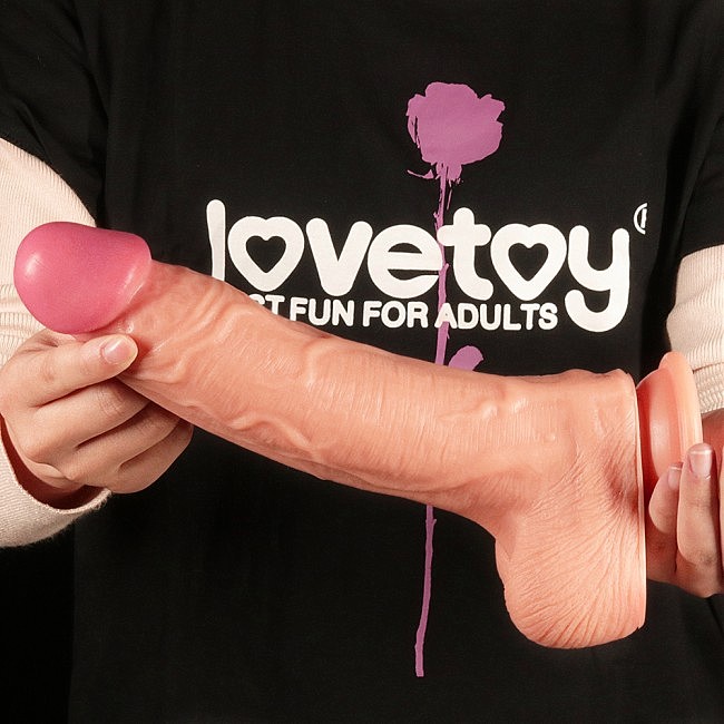     LoveToy Dual-Layered Silicone Cock 10 Flesh