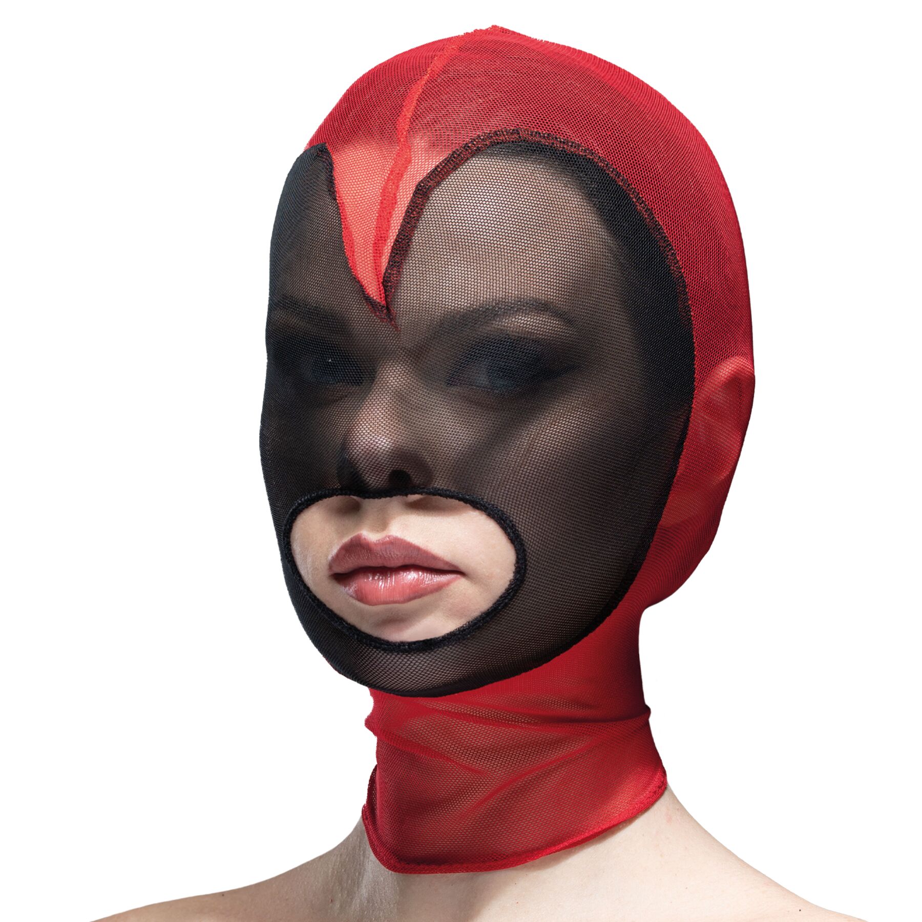       Feral Feelings  Hearts Mask Red/Black