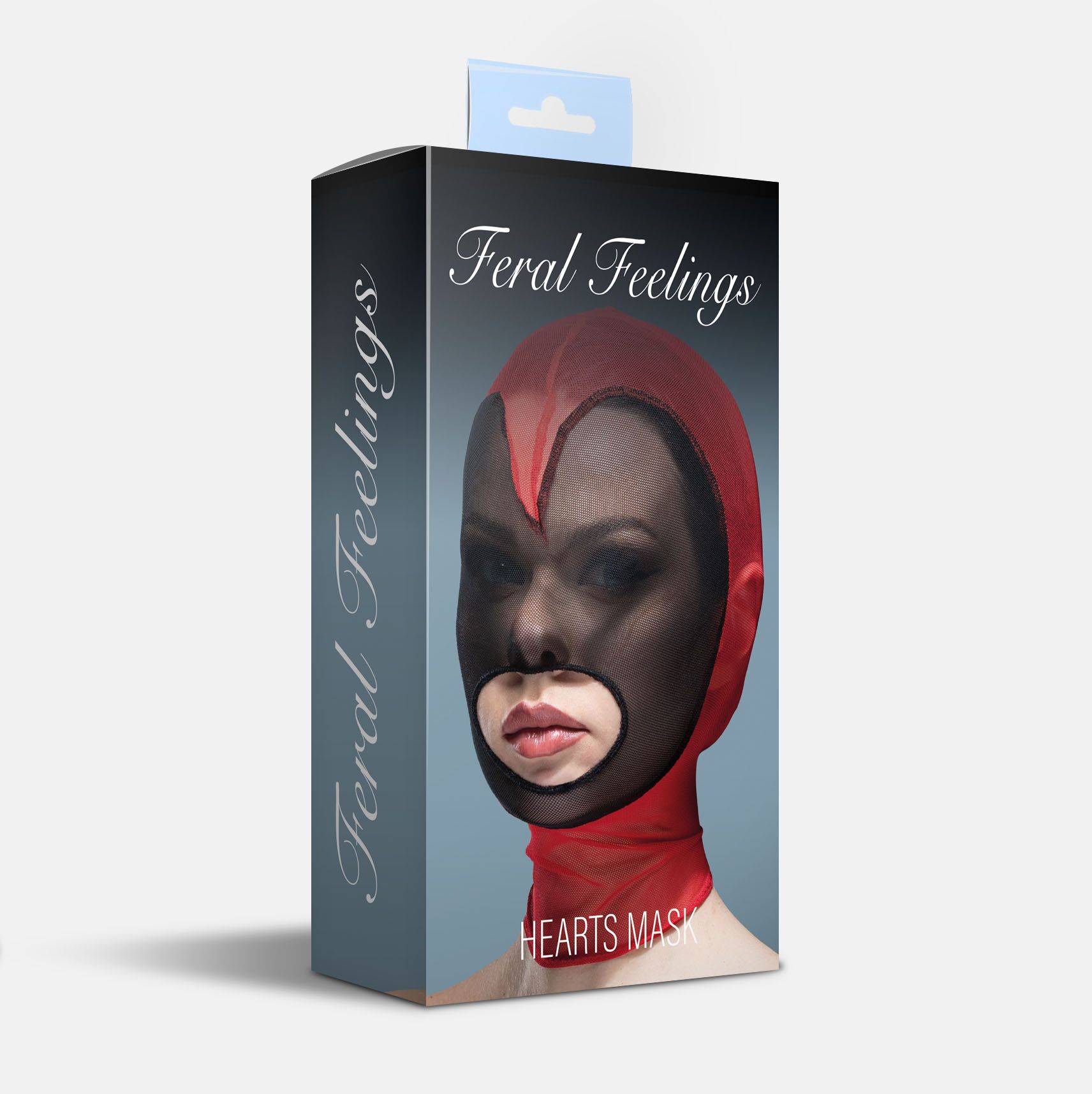       Feral Feelings  Hearts Mask Red/Black