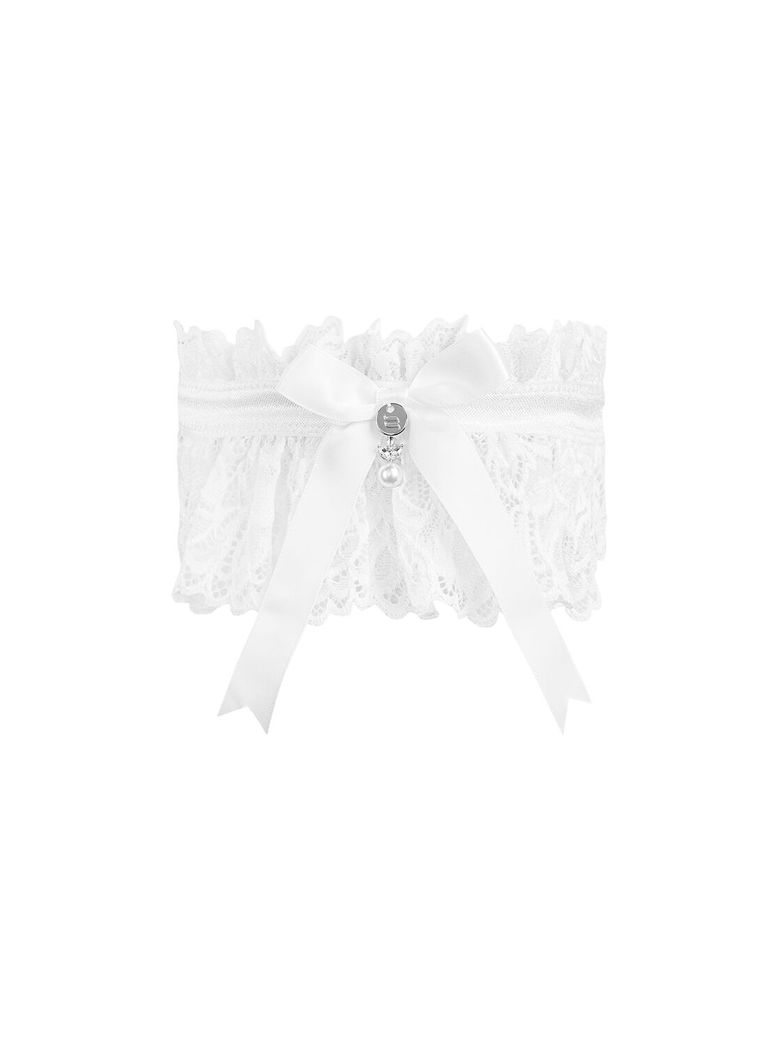   Obsessive Amor Blanco garter, white