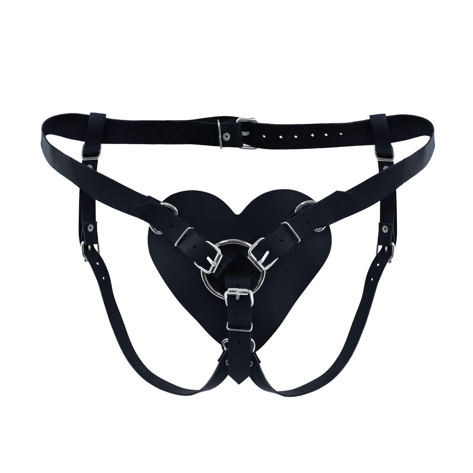 -      Feral Feelings  Hearts Strap-on Belt