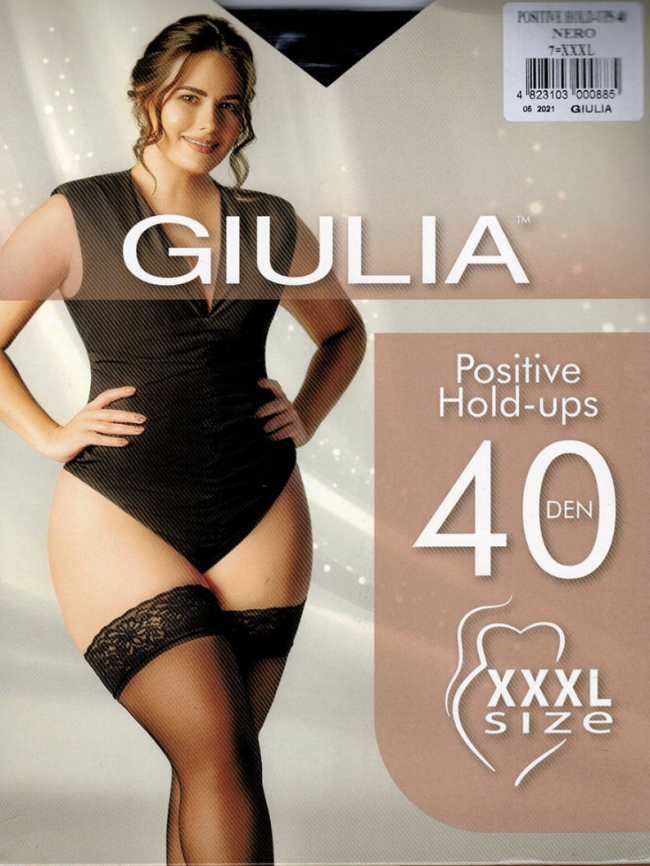        GIULIA  POSITIVE HOLD UPS 40 calze NERO 8, 