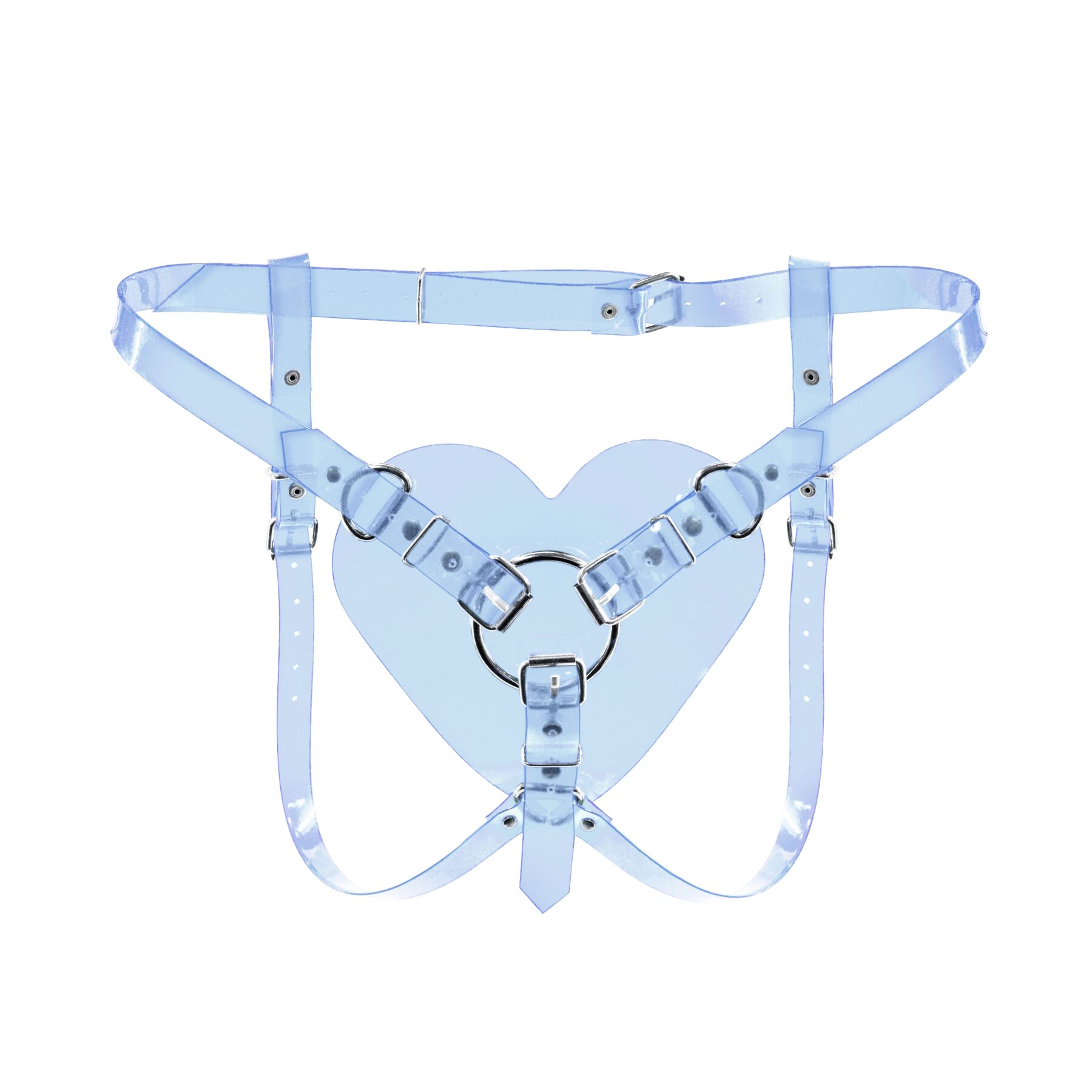     Feral Feelings Hearts Strap-on Belt Trasparent