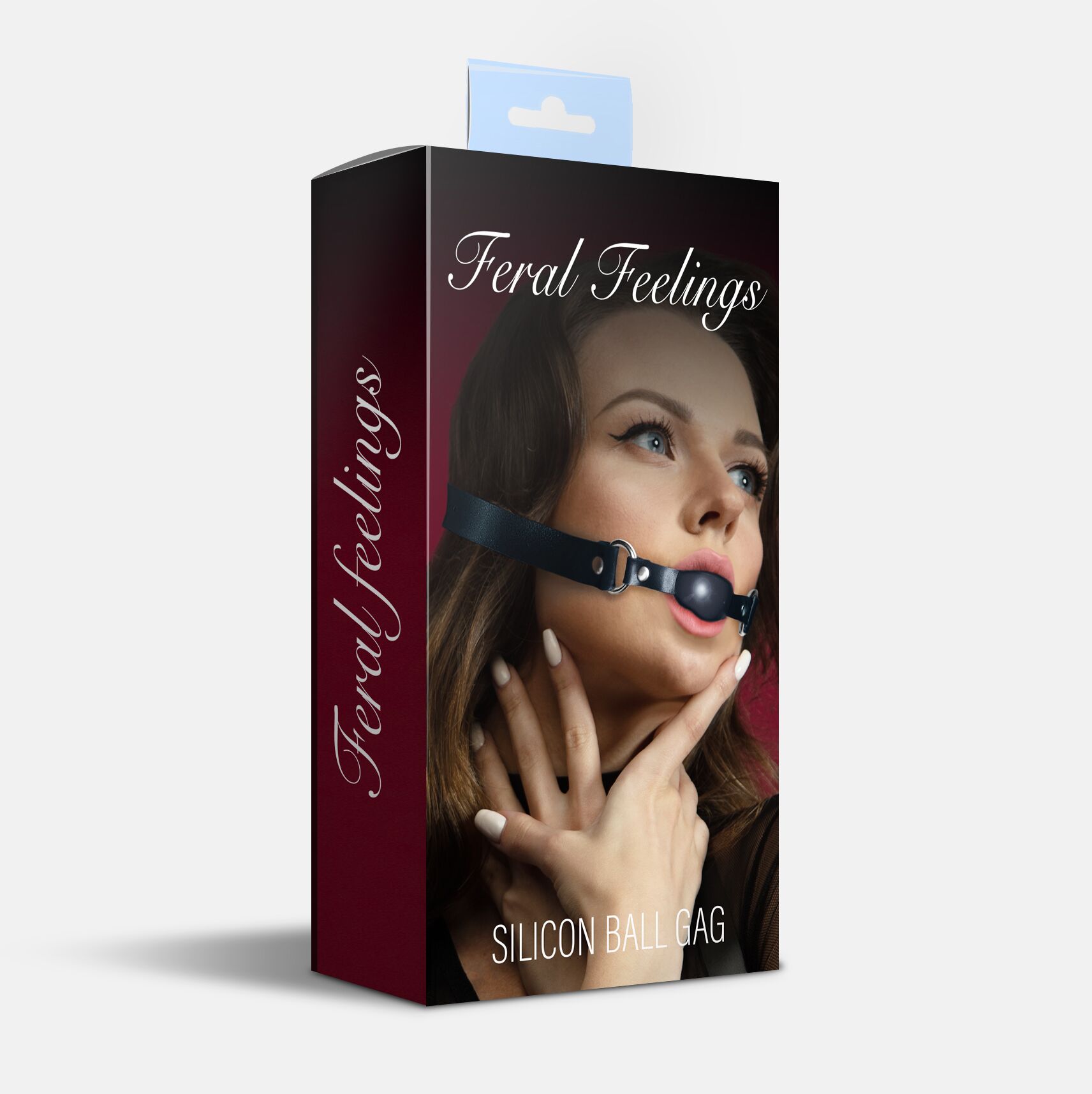   Feral Feelings Silicon Ball Gag Black/Black