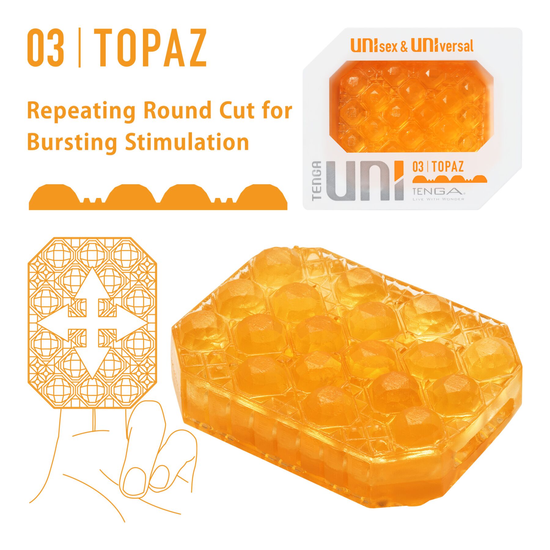 - Tenga UNI Topaz, , 