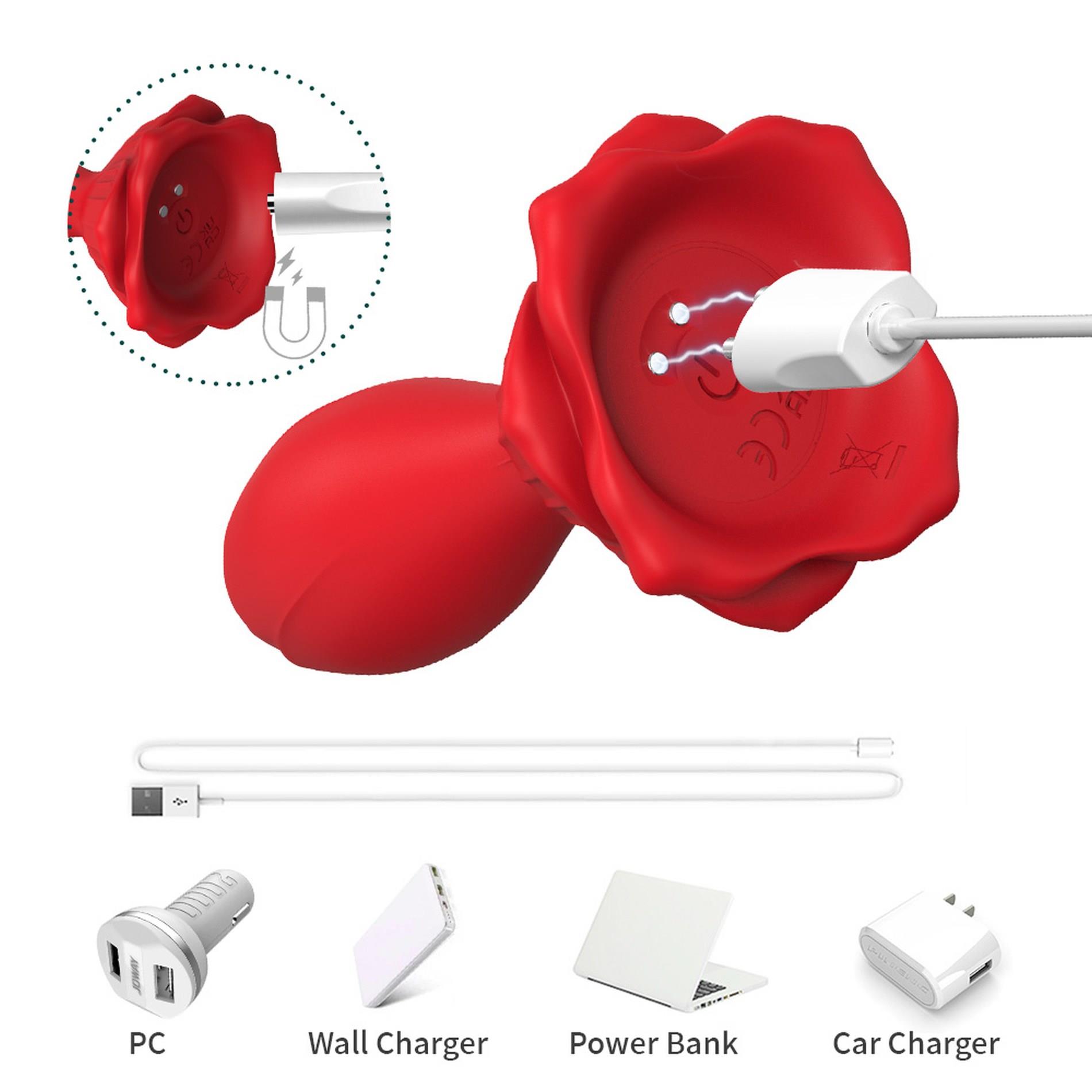  - Boss Rosenberg Red, 9 Vibration Functions, 9,8  3 