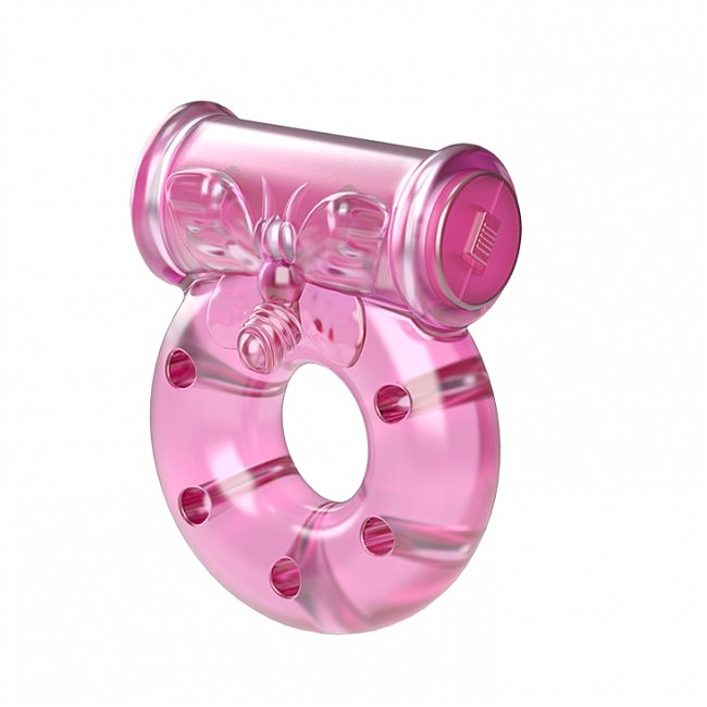   Vibration and condom ring Pink