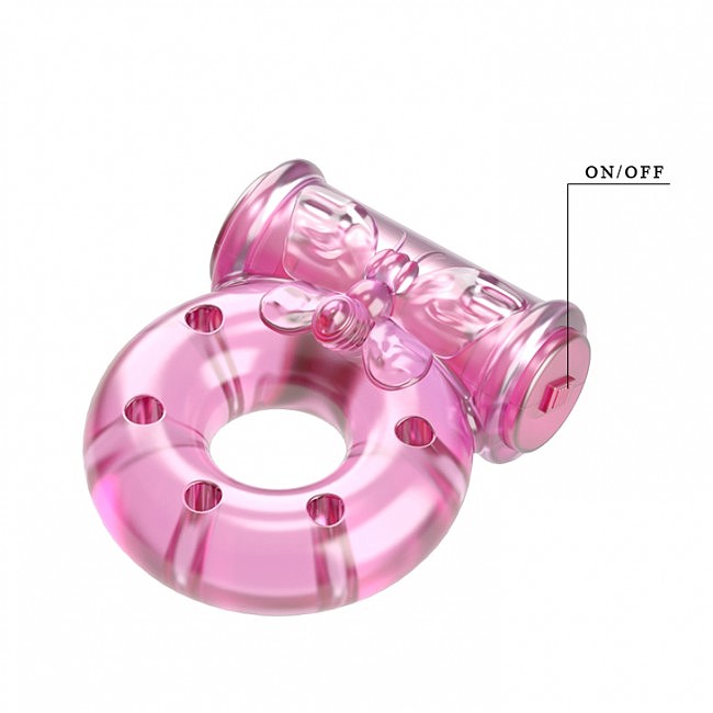   Vibration and condom ring Pink