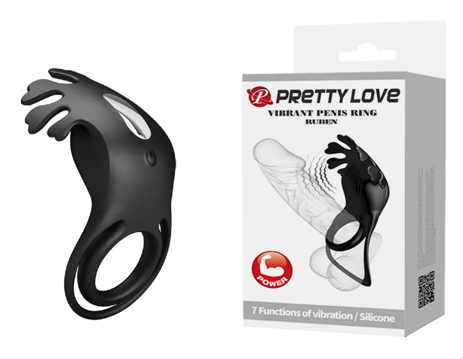  - Pretty Love Vibration Penis Ring Ruben