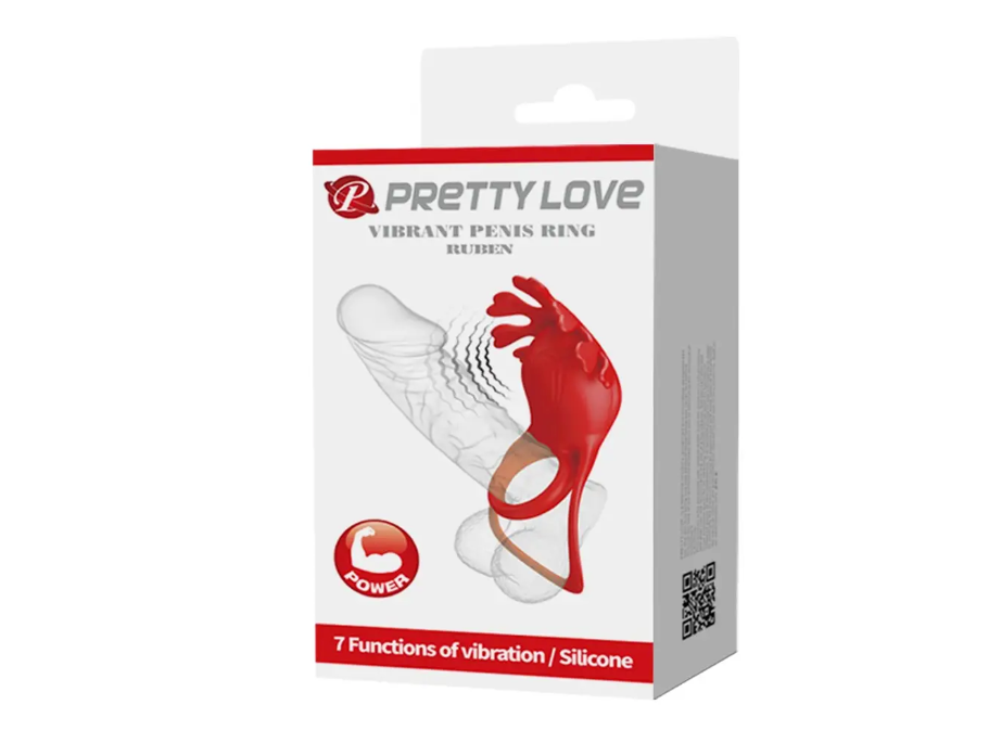  - Pretty Love Vibration Penis Ring Ruben